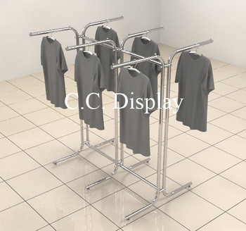 six way rack clothing rack